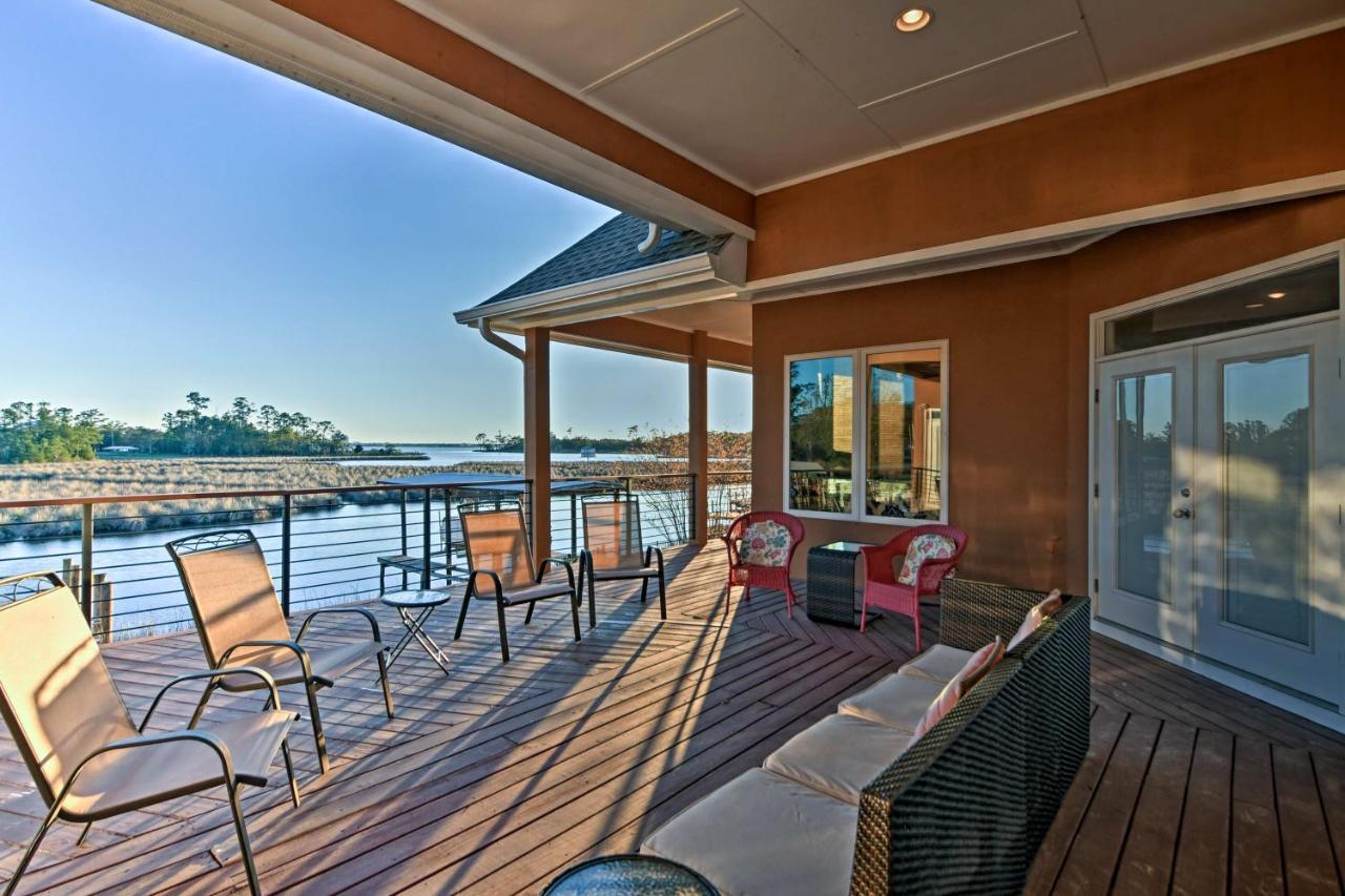 Gorgeous Ocean Springs Waterfront Home With Dock! Bagian luar foto